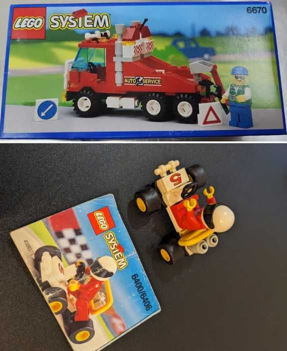 LEGO 6670 Rescue Rig Holownik pudełko instrukcja + 6400/6406 Go Kart