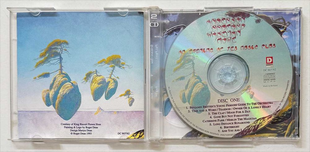 2 CD_Anderson Bruford Wakeman Howe, An Evening Of Yes Music Plus. Muito estimado, como novo.