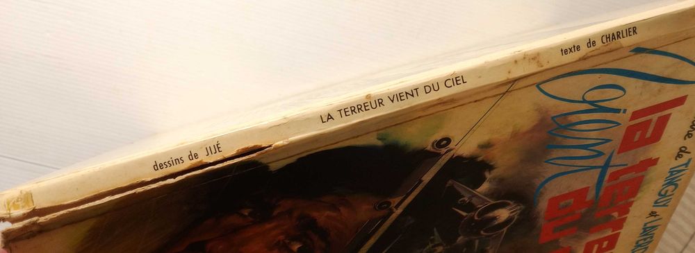 Livro BD La terreur vient du ciel - Tanguy & Laverdure