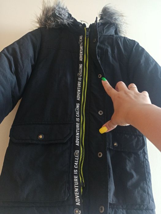 Куртка зимова для хлопчика, 116 см