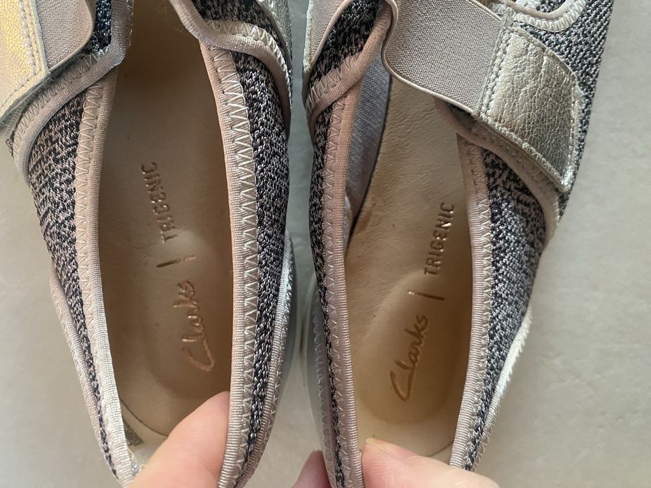 Clarks Trigenic 41 baleriny nowe