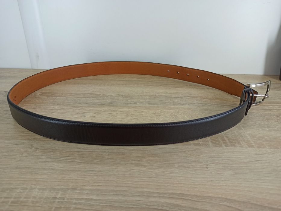 Pasek skórzany firmy Genuine Leather