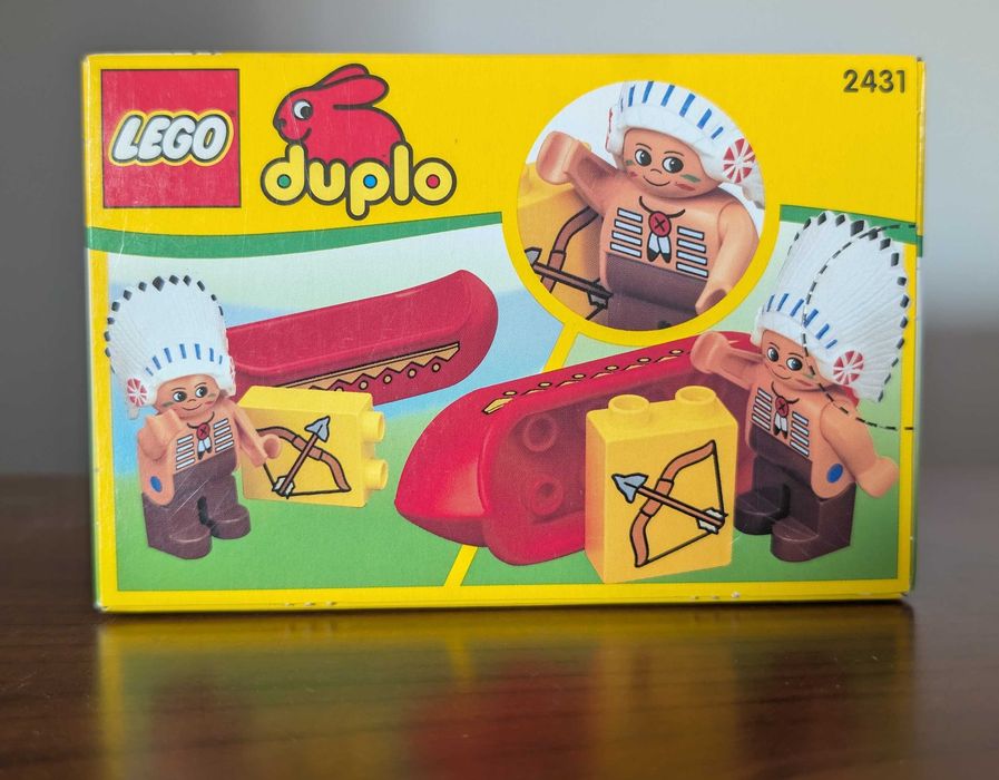 Lego 2431 Duplo Czółno Wielkiego Wodza Nowy Unikat