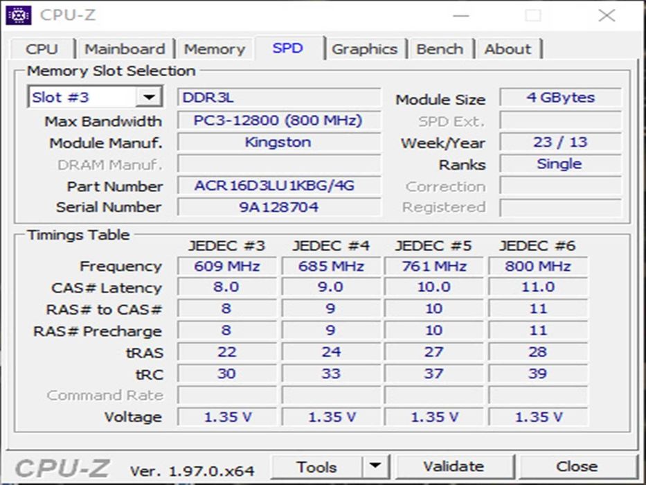 DDR3 4GB KingSton PKi 12800 -Komputer
