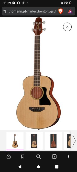 Baixo acústico Harley benton