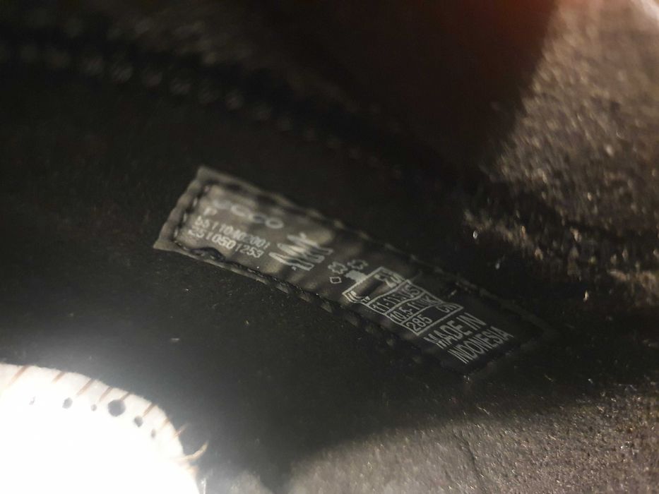 Buty skórzane sneakersy Ecco Travel M Derby  45 EU  28,5 CM