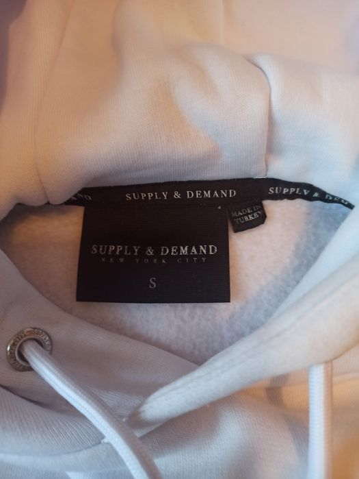 Biała bluza roz S + szara gratis