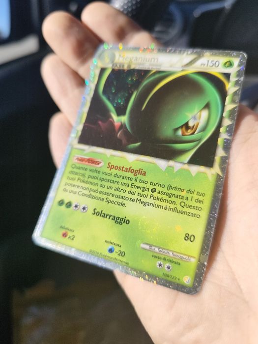 Carta Pokémon Meganium Prime 109/123 HGSS (Italiana)