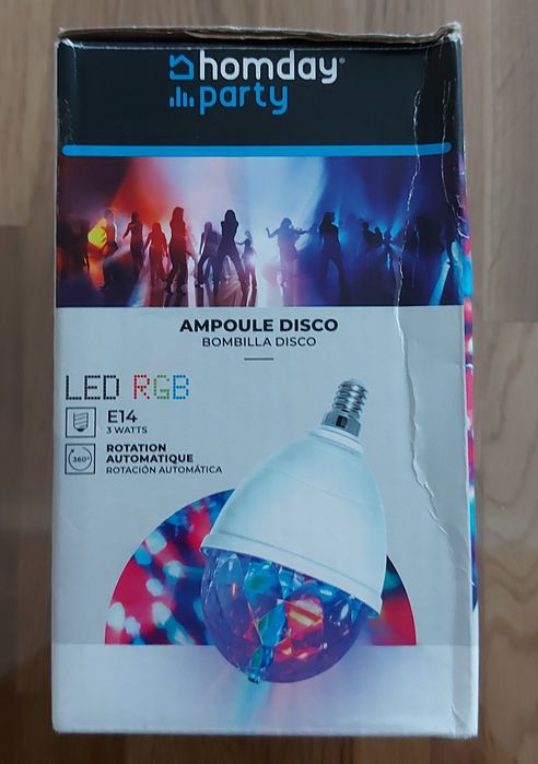 Lâmpada disco Led E14 : preço mais baixo...