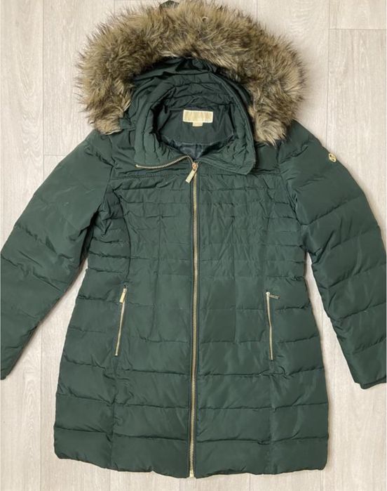 Жіноча зимова пухова подовжена куртка від michael kors