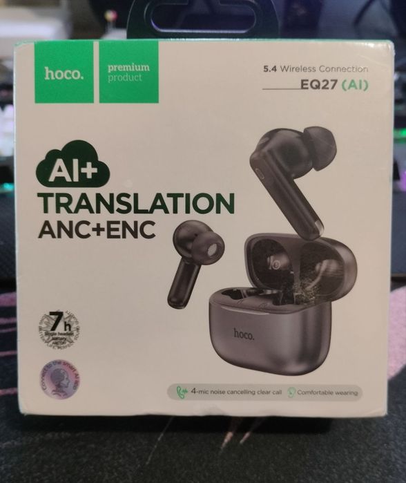 Наушники Hoco EQ27 ( AL) + anc /enc оригинальные
