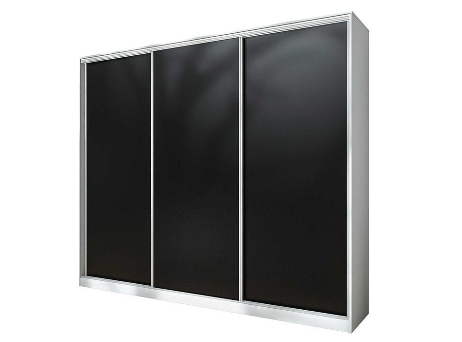 150x205x56 Szafa przesuwna White Czarna