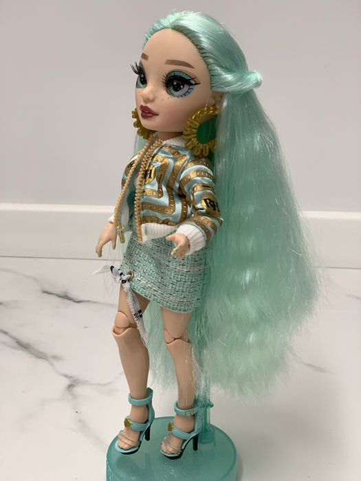 Lalka kolekcjonerska Rainbow high Daphne Minton mietowa turkusowa