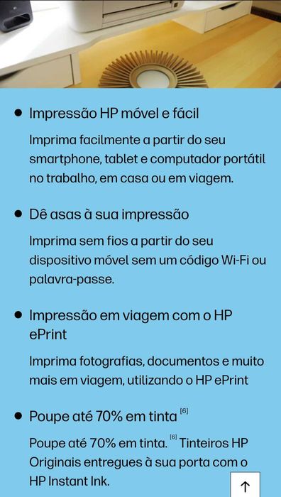 Impressora/Digitalizador HP DeskJet 3760 - Nova