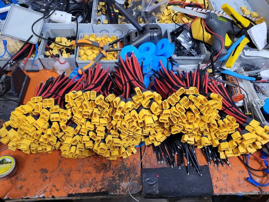 Кабель Amass XT60 Male 12AWG коннектор XT60 разъем дріт дрона