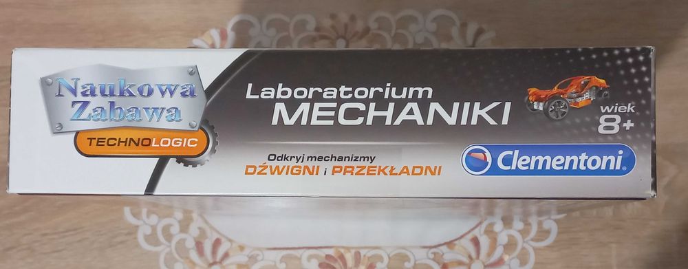 Laboratorium Mechaniki Zabawka naukowa CLEMENTONI 60595 jak NOWE