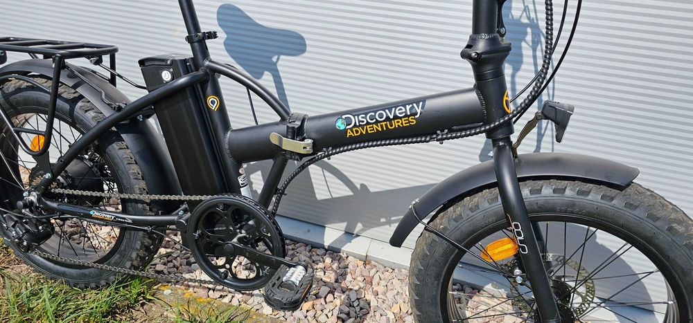 SKŁADANY Elektryczny rower miejski, koła 20" FAT,