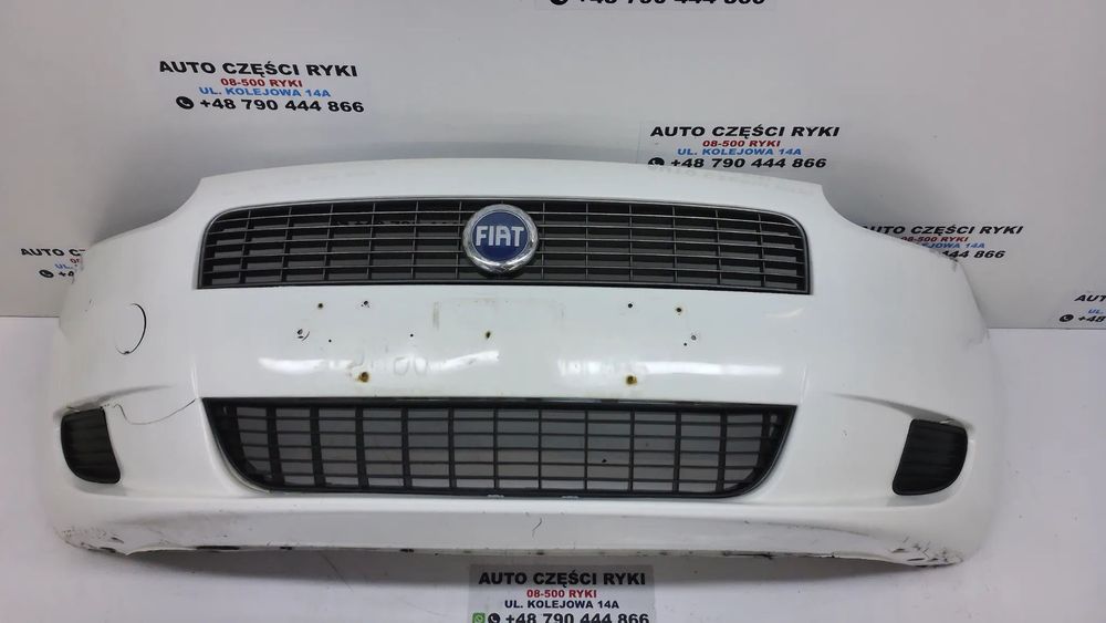 Fiat Grande Punto Evo Zderzak Przód  249 Biały 735409096