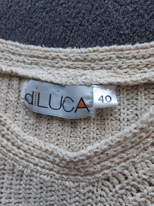 Beżowy sweter damski Diluca  L XL