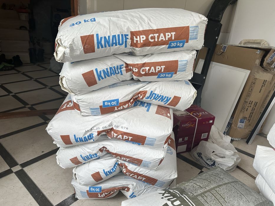 Штукатурка Гіпсова Knauf НР Start Свіжа! Дата 23.08.25 та 11.07.25