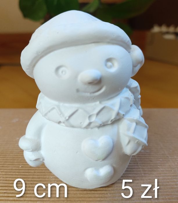 Gipsowe BAŁWANKI 10 sztuk