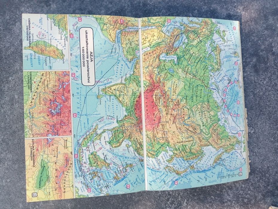 Stary Popularny Atlas Świata 1978 Aleksandrów Kujawski • OLX.pl