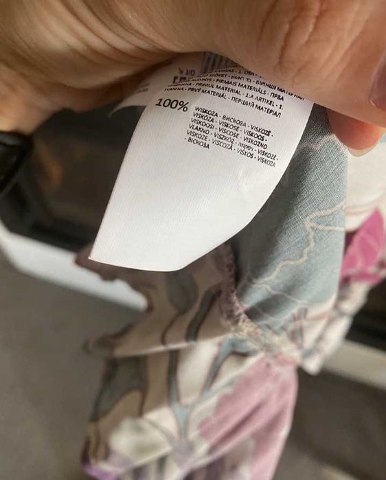 długa maxi oversize kolorowa sukienka w kwiaty Boho