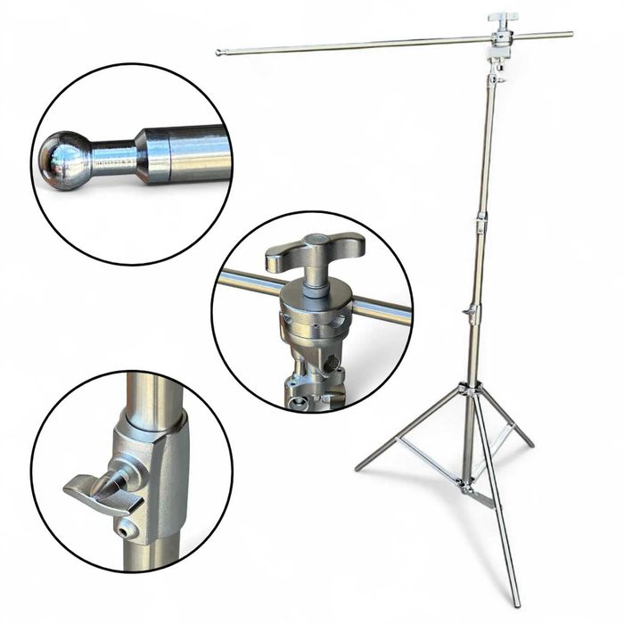 Лампа маляра акумуляторна зі штативом PL-13 (15W 1500lm 280см)