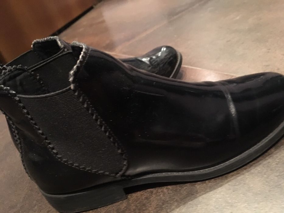 PULL&BEAR krótkie czarne sztyblety-r.39