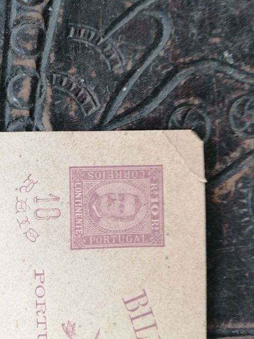 postal 10 reis , d , carlos de 1896