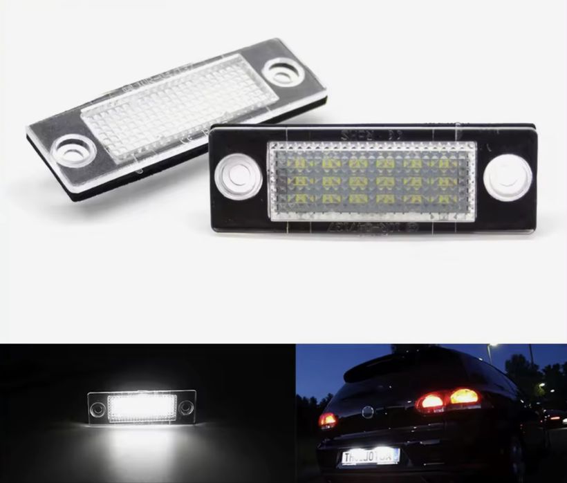 Подсветка номера VW Multivan MK5 T5 Touran Skoda Superb освітленя мото