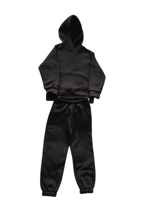 Дитячий чорний спортивний костюм з начосом р. 122 кофта нова