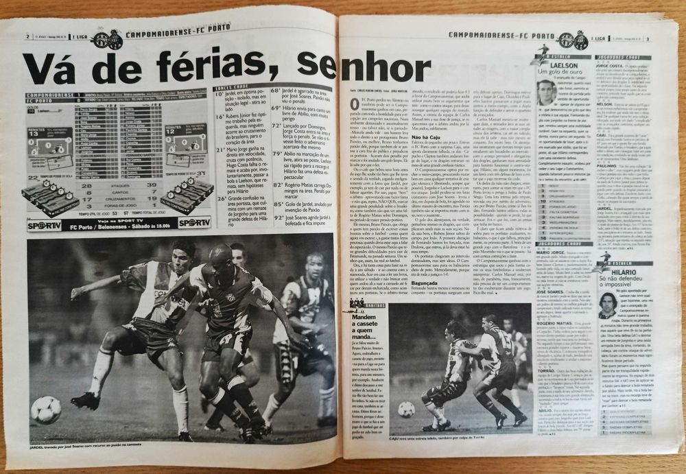 F.C.Porto - Polémico jogo Campomaiorense-FCP - época 1999-2000