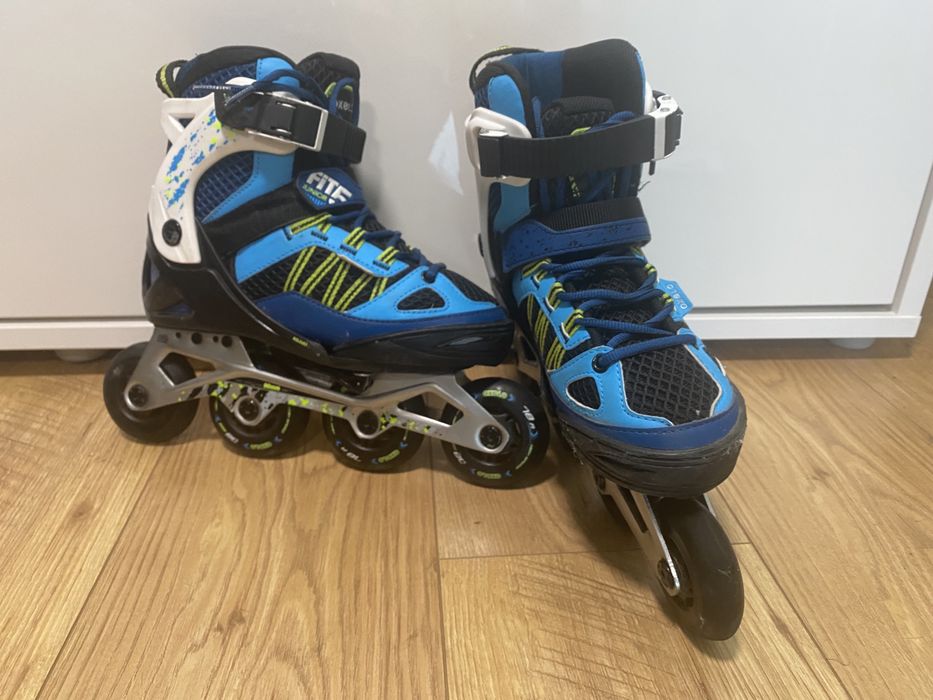 Rolki fitness dla dzieci Oxelo fit 5 rozm 35-38