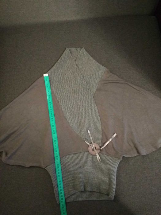 Кофта капучіно з рукавами летюча миша С / кофта, рукава летучая мышь