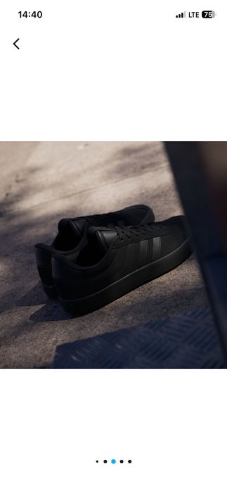 Кеди чоловічі Adidas Vl Court 3.0 ID9184 41 1/3 (7.5 UK) чорні