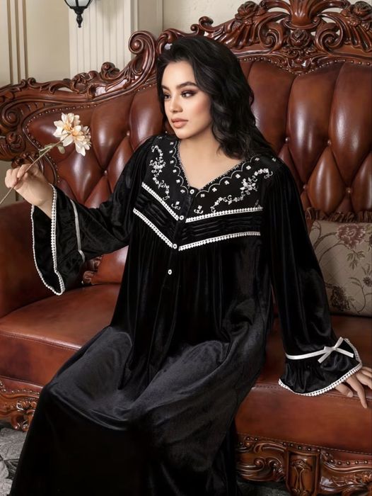 Розкішний домашній халат  нічна сорочка