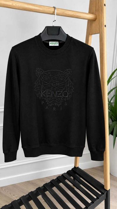 Чоловічий світшот Kenzo чорний (S-XXL)