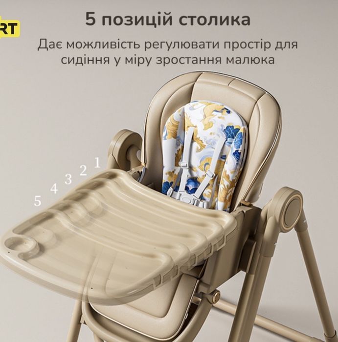 Стільчик для годування, шезлонг