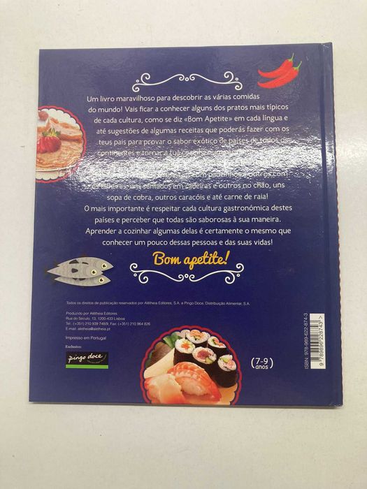 Livro - Comidas do Mundo para Miúdos e Miúdas