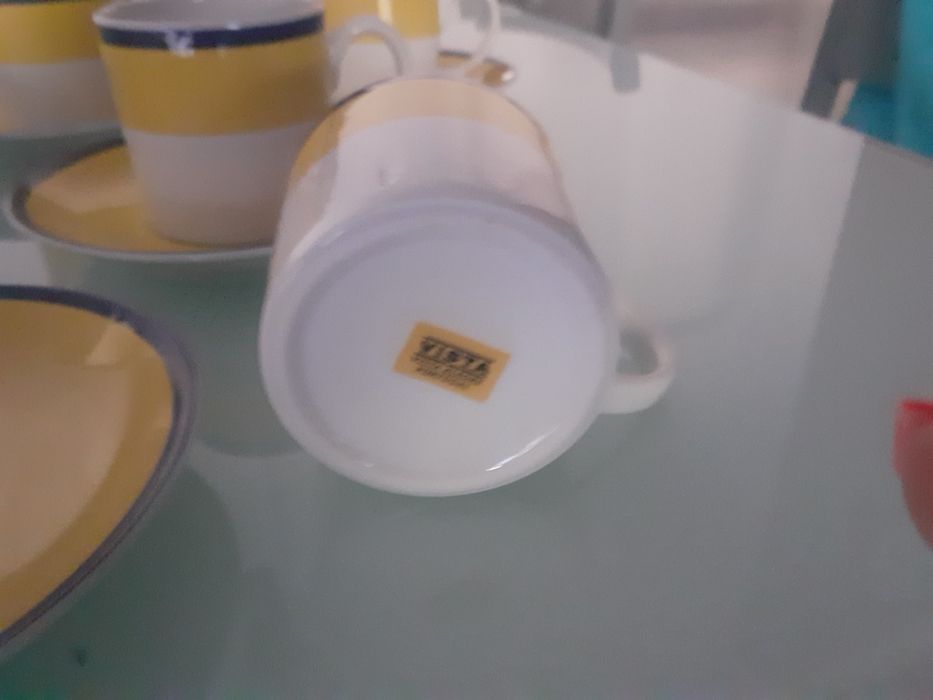 Chavenas de café da vista alegre