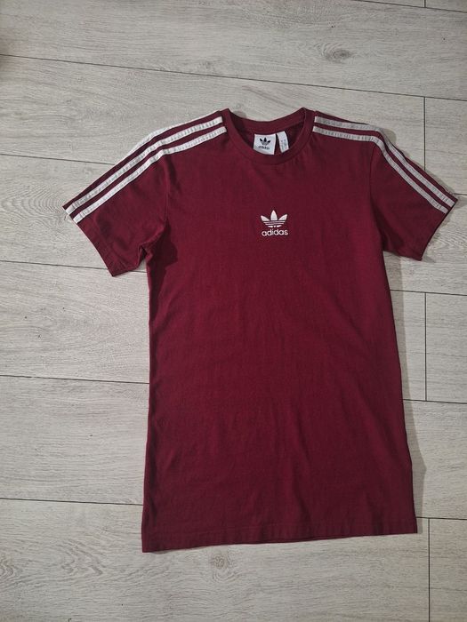 Чоловіча бордова футболка Adidas Originals S оригінал