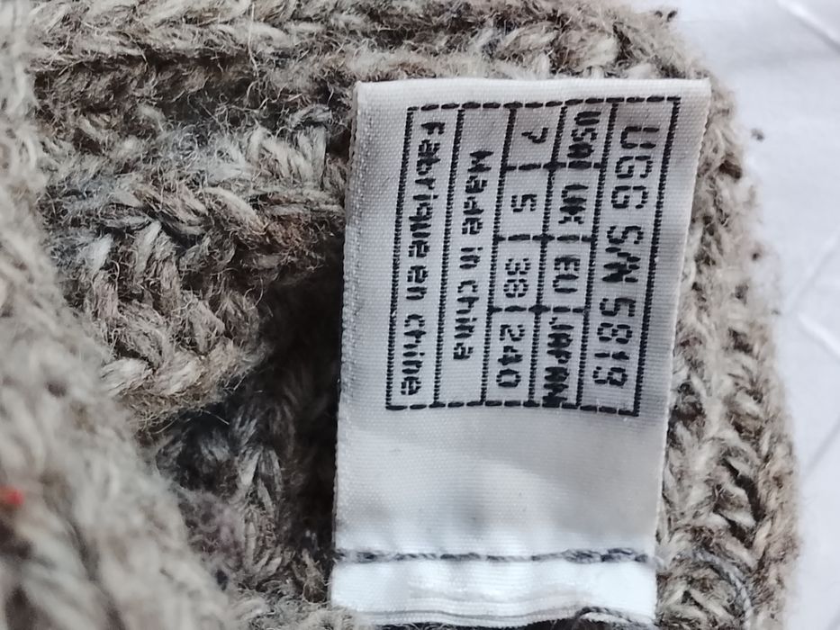 UGG wełniane długie płaskie r 37 spr zdjęcia