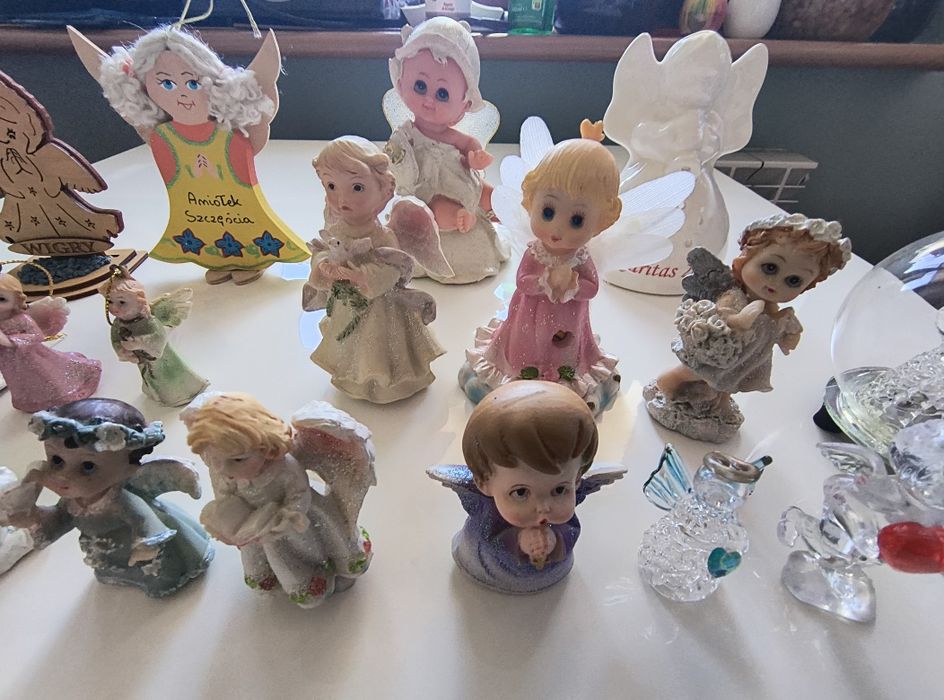 Aniołki figurki różne