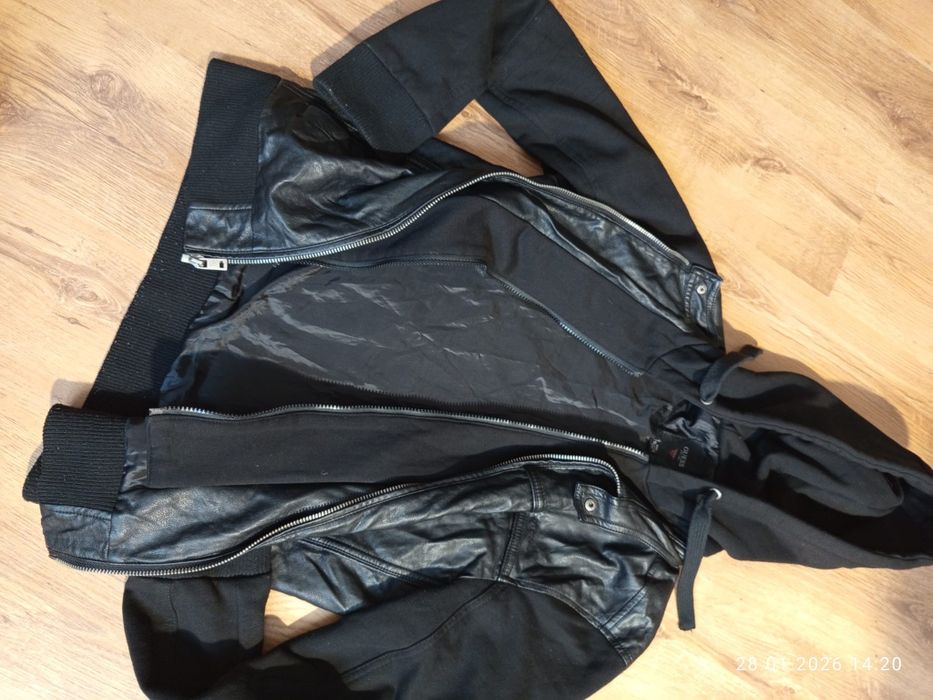 Guess skórzane kurtki męskie oryginalne i stanie idealnym