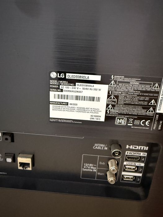 LG 55 OLED 4K 120Hz Smart TV HDMI 2.1 для PS5