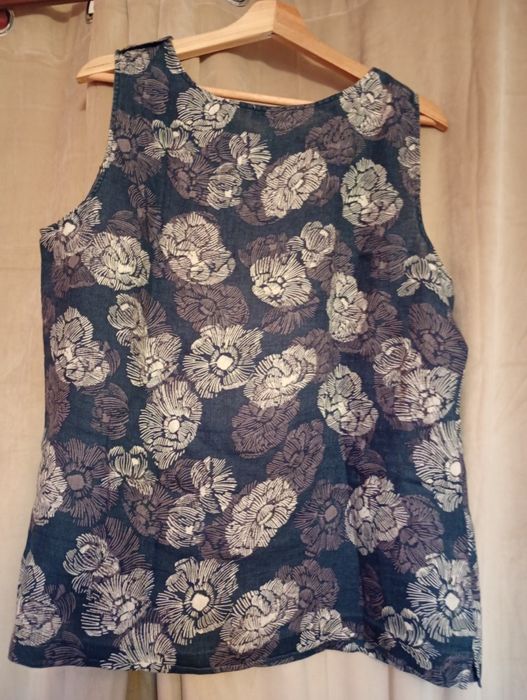 Lniana bluzka, tunika len 100% urop,  lato, weekend size xxl