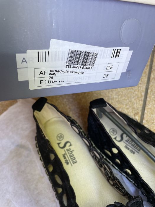 Nowe damskie espadryle ażurowe