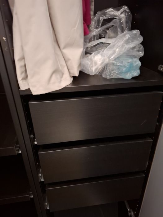 Szafa Ikea Pax 237 czarnobrązowa