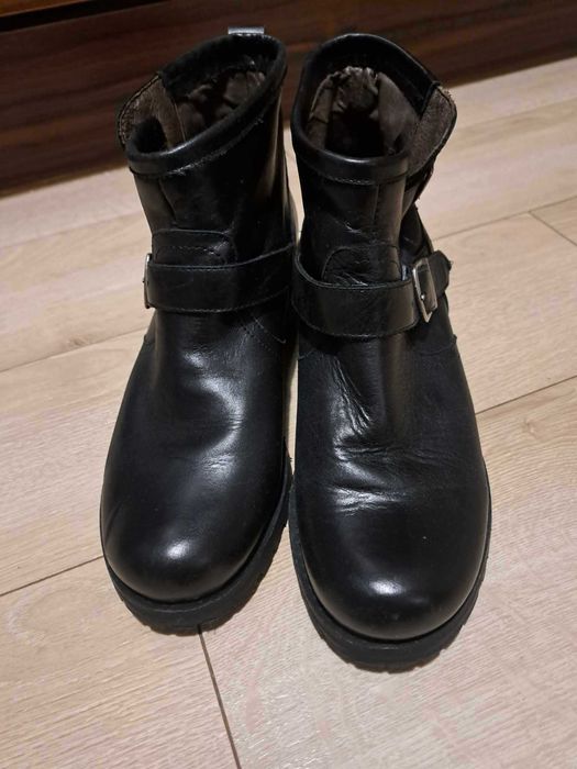 Botki damskie skóra 39